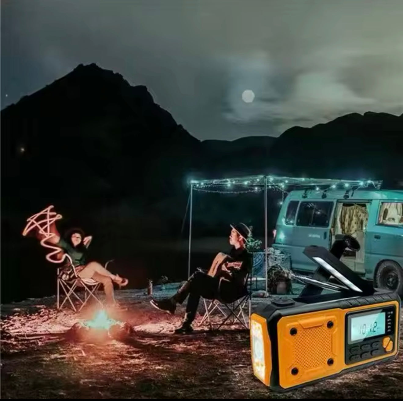Radio de Emergencia Solar multifuncional